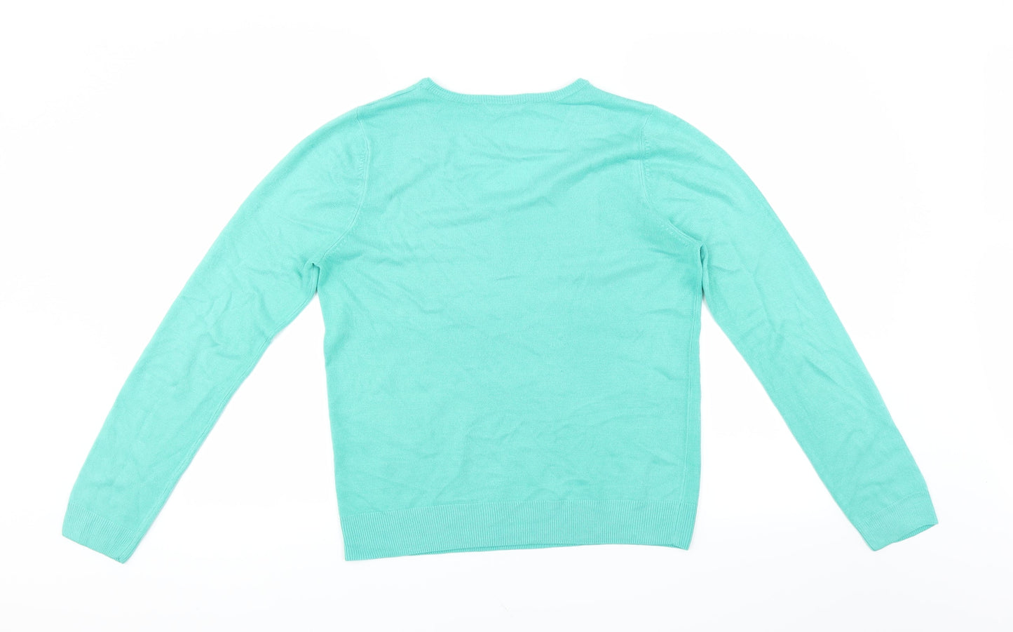 Love knitwear Womens Green   Pullover Jumper Size 12