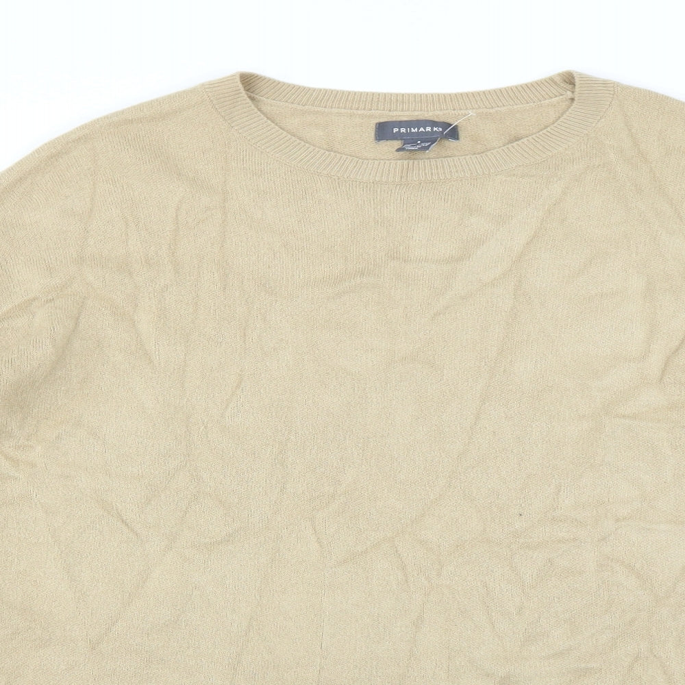 Primark Mens Beige   Pullover Jumper Size S
