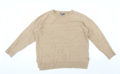 Primark Womens Beige   Pullover Jumper Size M