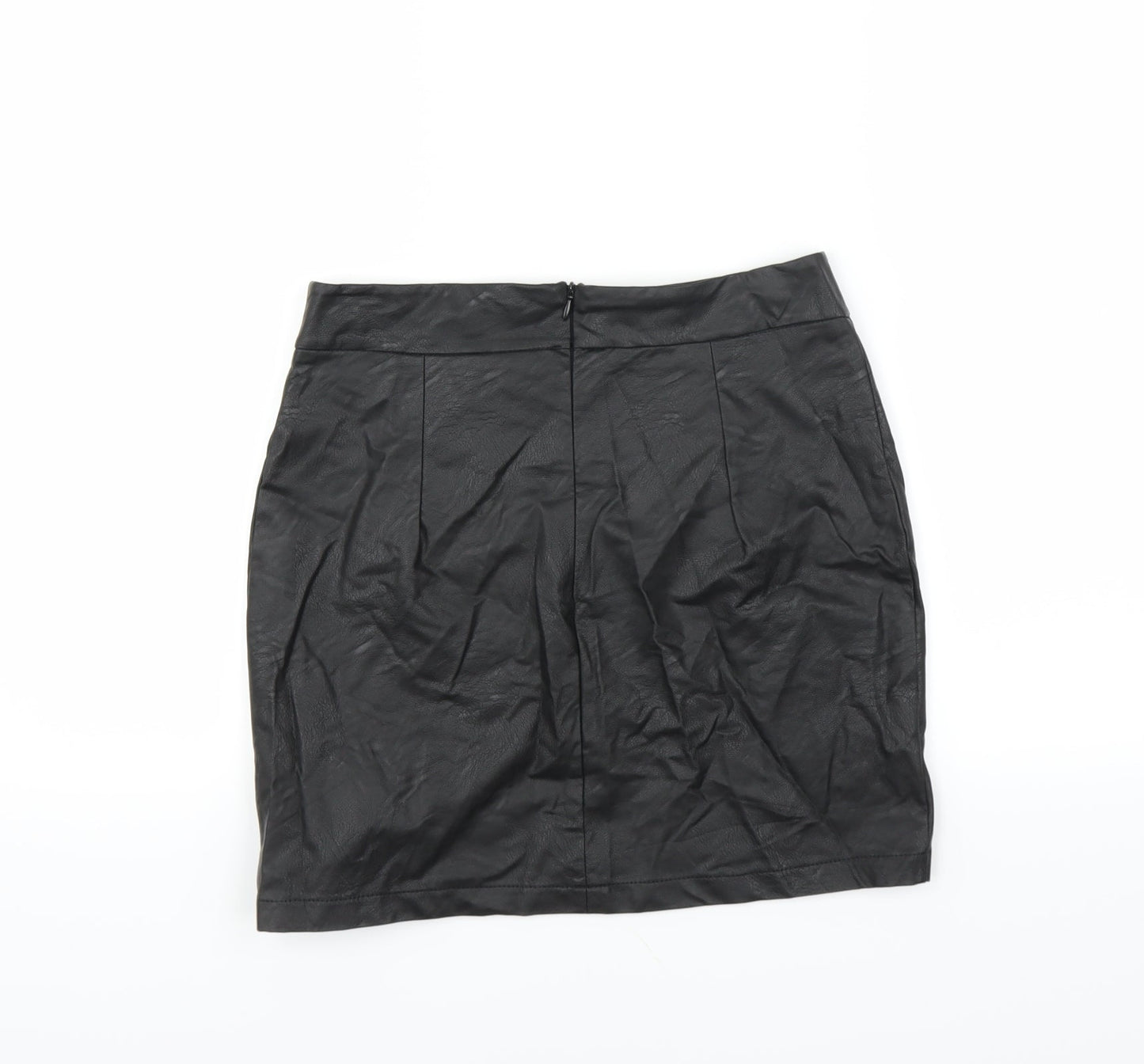 Preworn Womens Black   Mini Skirt Size 10