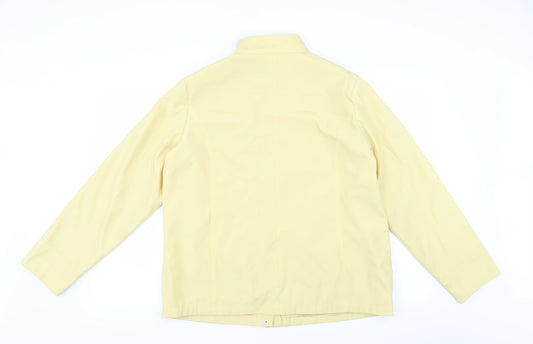 BM Womens Yellow   Jacket  Size M
