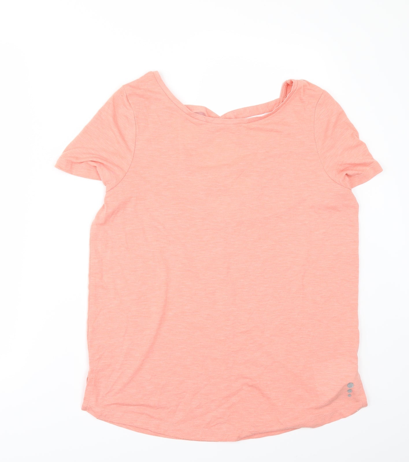 TU Womens Orange   Basic T-Shirt Size 10