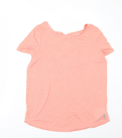 TU Womens Orange   Basic T-Shirt Size 10