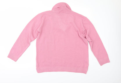 Pure & Natural Womens Pink   Pullover Jumper Size XL
