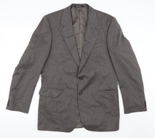Mens UK Size 40 St Michael Regular Brown Suit Jacket