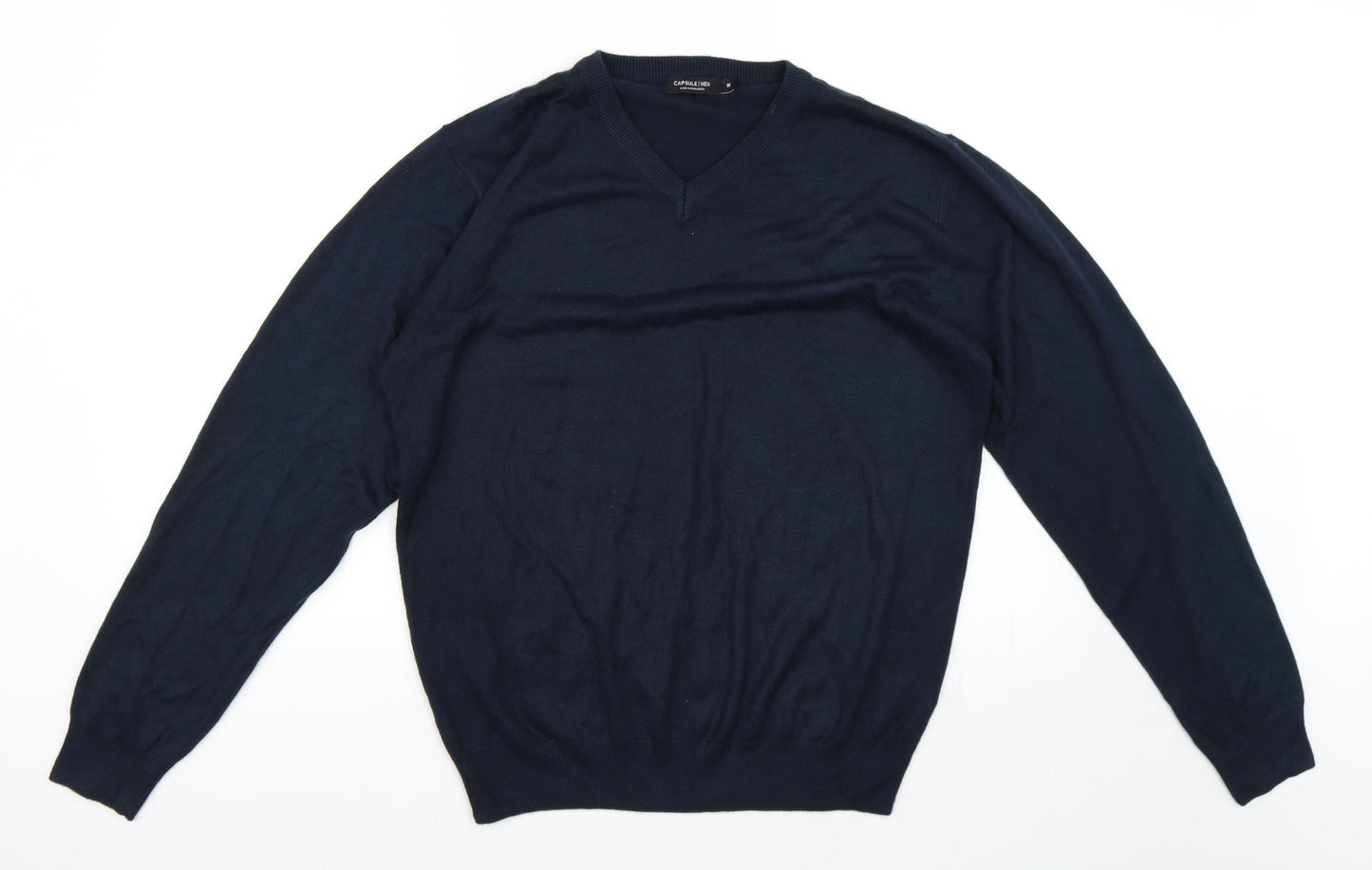 Capsule Men Mens Blue   Pullover Jumper Size M
