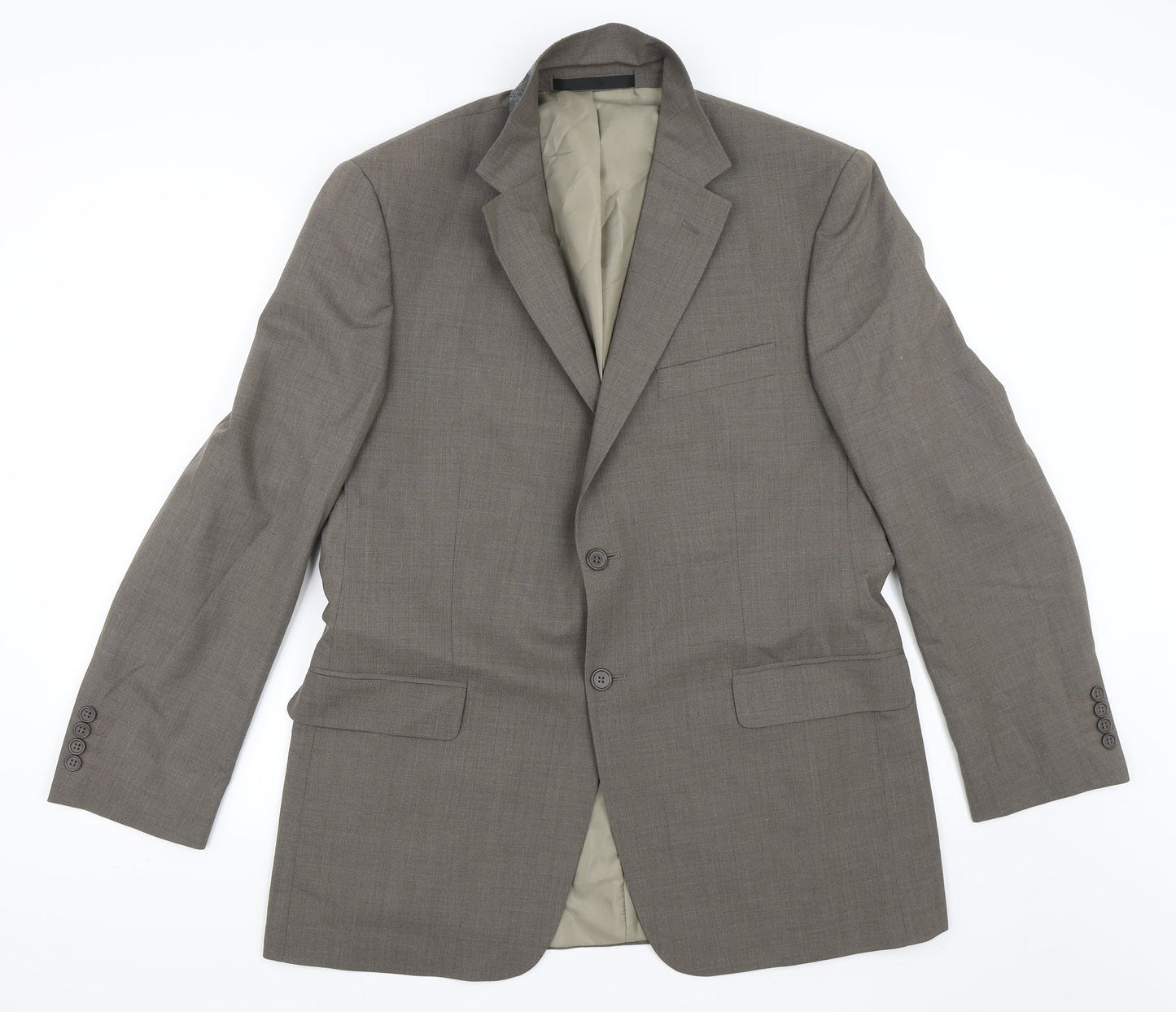 Mens UK Size 42 Marks and Spencer Regular Brown Suit Jacket