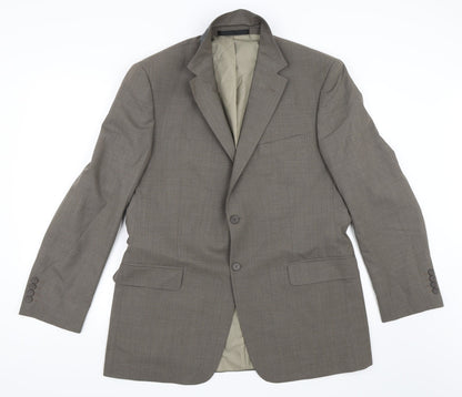 Mens UK Size 42 Marks and Spencer Regular Brown Suit Jacket