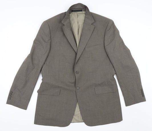 Mens UK Size 42 Marks and Spencer Regular Brown Suit Jacket