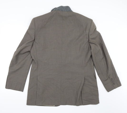 Mens UK Size 42 Marks and Spencer Regular Brown Suit Jacket
