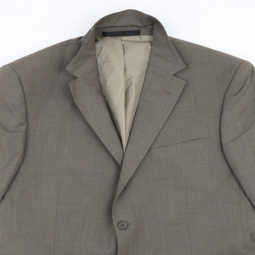 Mens UK Size 42 Marks and Spencer Regular Brown Suit Jacket