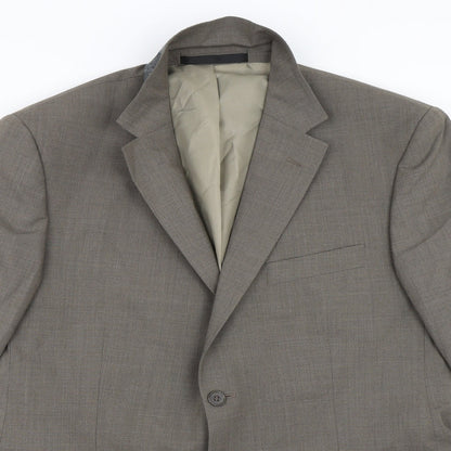 Mens UK Size 42 Marks and Spencer Regular Brown Suit Jacket