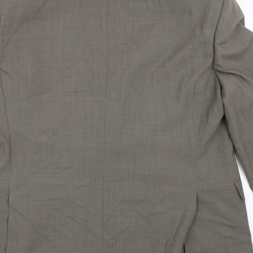 Mens UK Size 42 Marks and Spencer Regular Brown Suit Jacket
