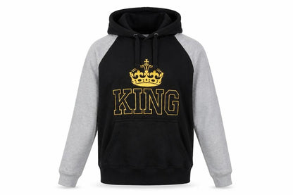 Mens UK Size S Preworn Black Pullover Hoodie