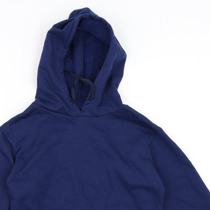 Preworn Girls Blue   Pullover Hoodie Size S