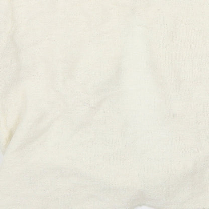 Preworn Girls Ivory   Cardigan Jumper Size S