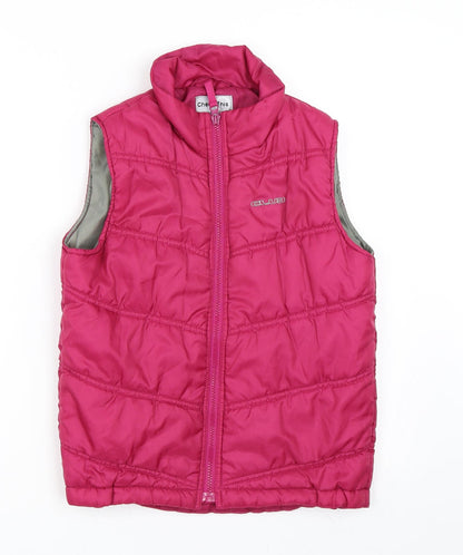 Lindex Girls Purple   Gilet Coat Size 9 Years