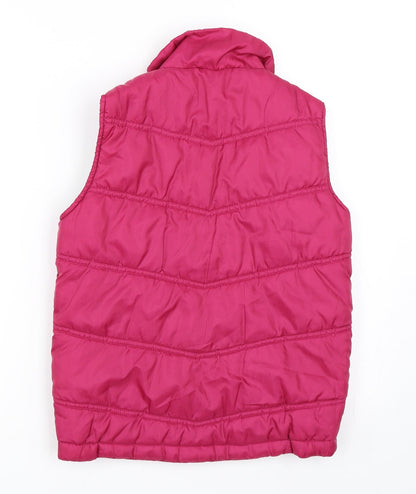 Lindex Girls Purple   Gilet Coat Size 9 Years