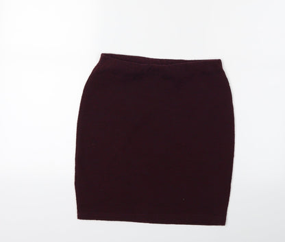 New Look Womens Red   Mini Skirt Size 10