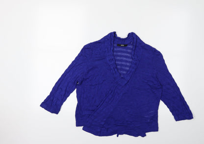 Marks and Spencer Womens Blue   Cardigan Jumper Size 12