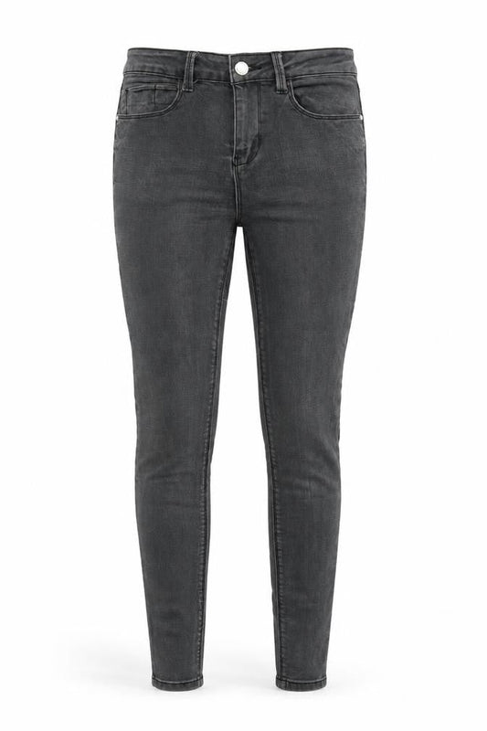 Womens UK Size 8 New Look Regular Fit Skinny Grey Jeans