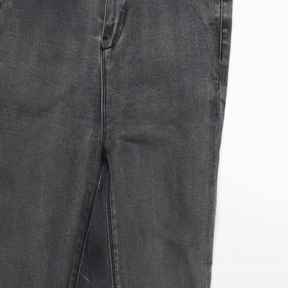 New Look Womens Grey  Denim Skinny Jeans Size 8 L27 in