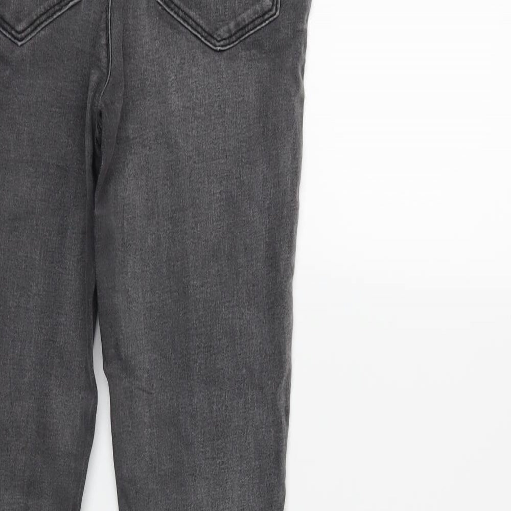 New Look Womens Grey  Denim Skinny Jeans Size 8 L27 in