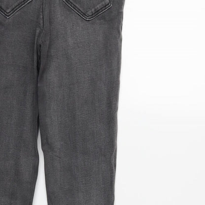 New Look Womens Grey  Denim Skinny Jeans Size 8 L27 in