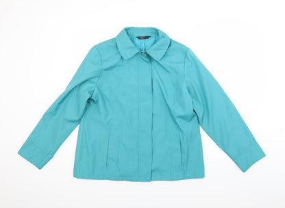 Womens UK Size M BM Green Anorak Coat