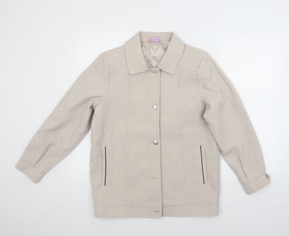 Womens UK Size 10 Amalina Beige Jacket