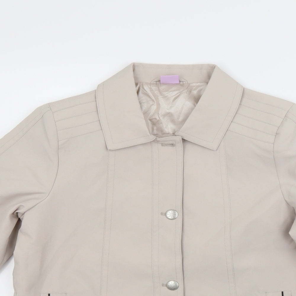 Womens UK Size 10 Amalina Beige Jacket