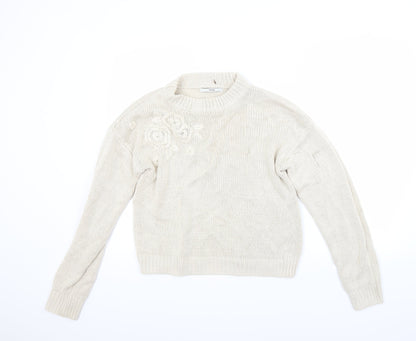 George Womens Beige   Pullover Jumper Size S