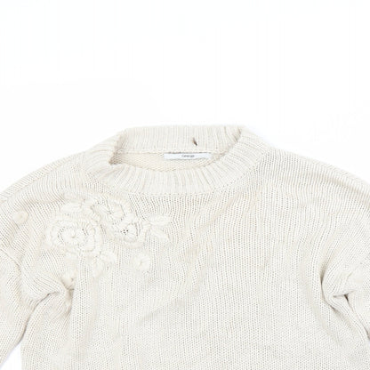 George Womens Beige   Pullover Jumper Size S