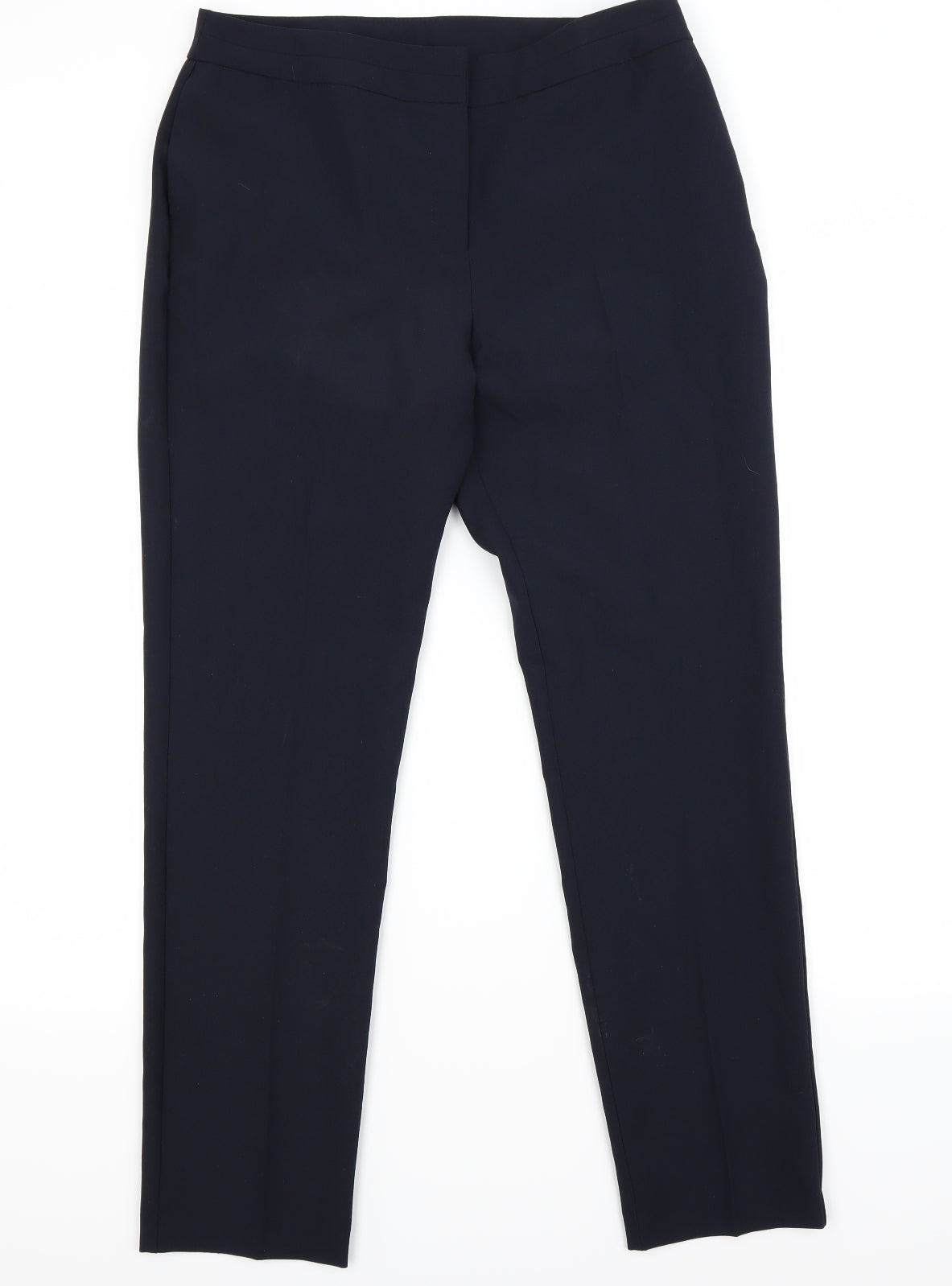 Womens UK Size 12 Preworn Regular Fit  Blue Trousers
