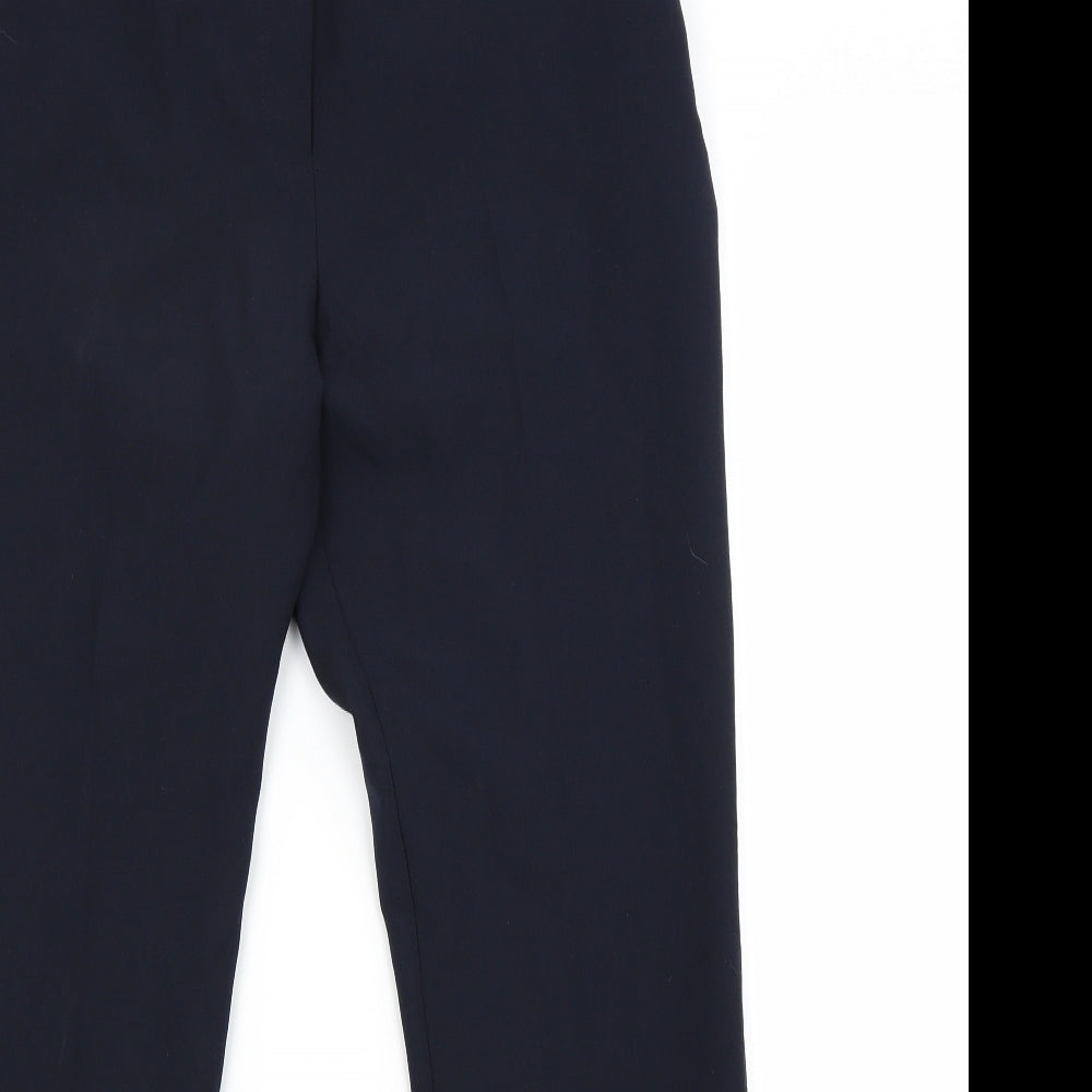Womens UK Size 12 Preworn Regular Fit  Blue Trousers