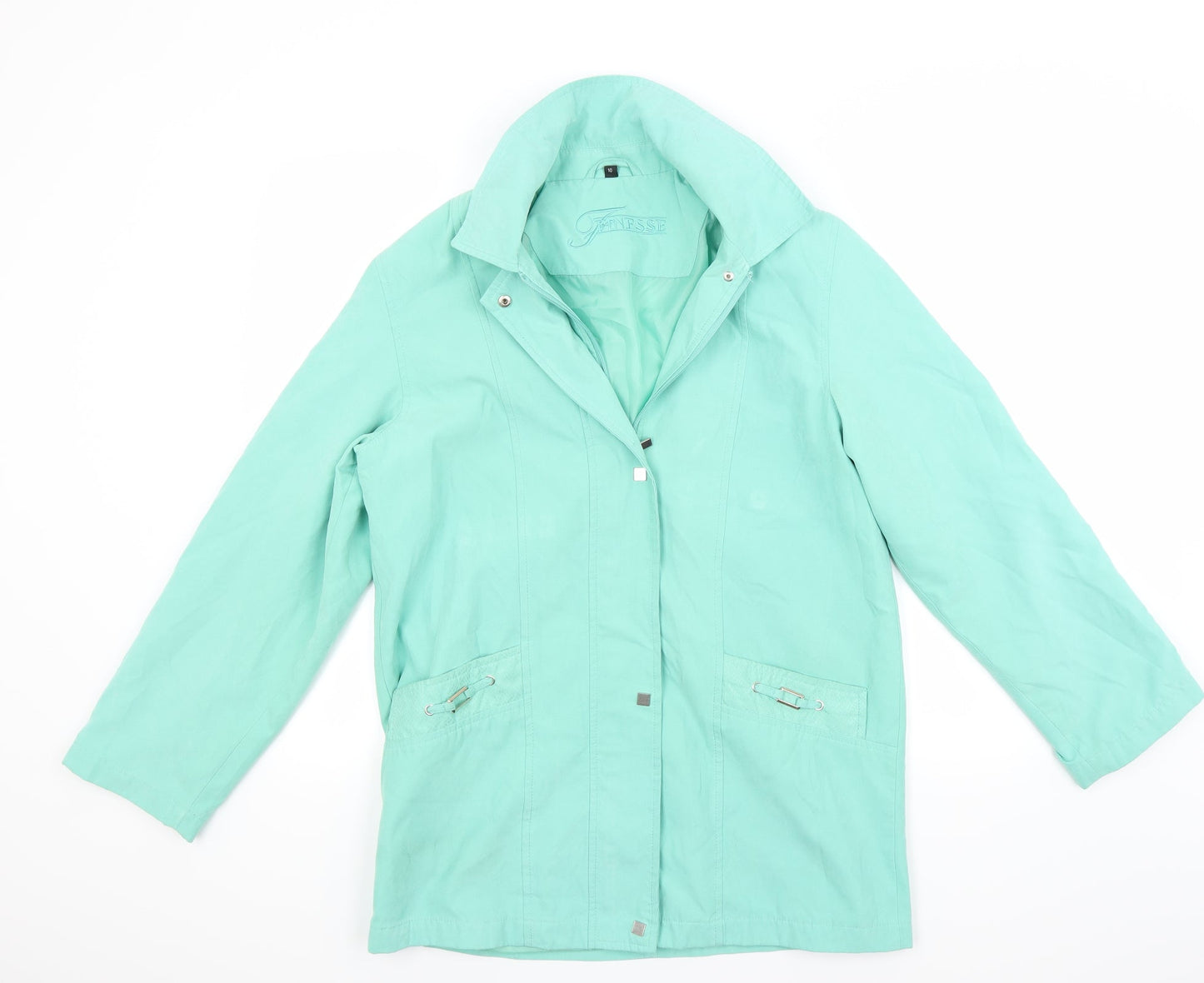 Womens UK Size 10 Finesse Green Jacket