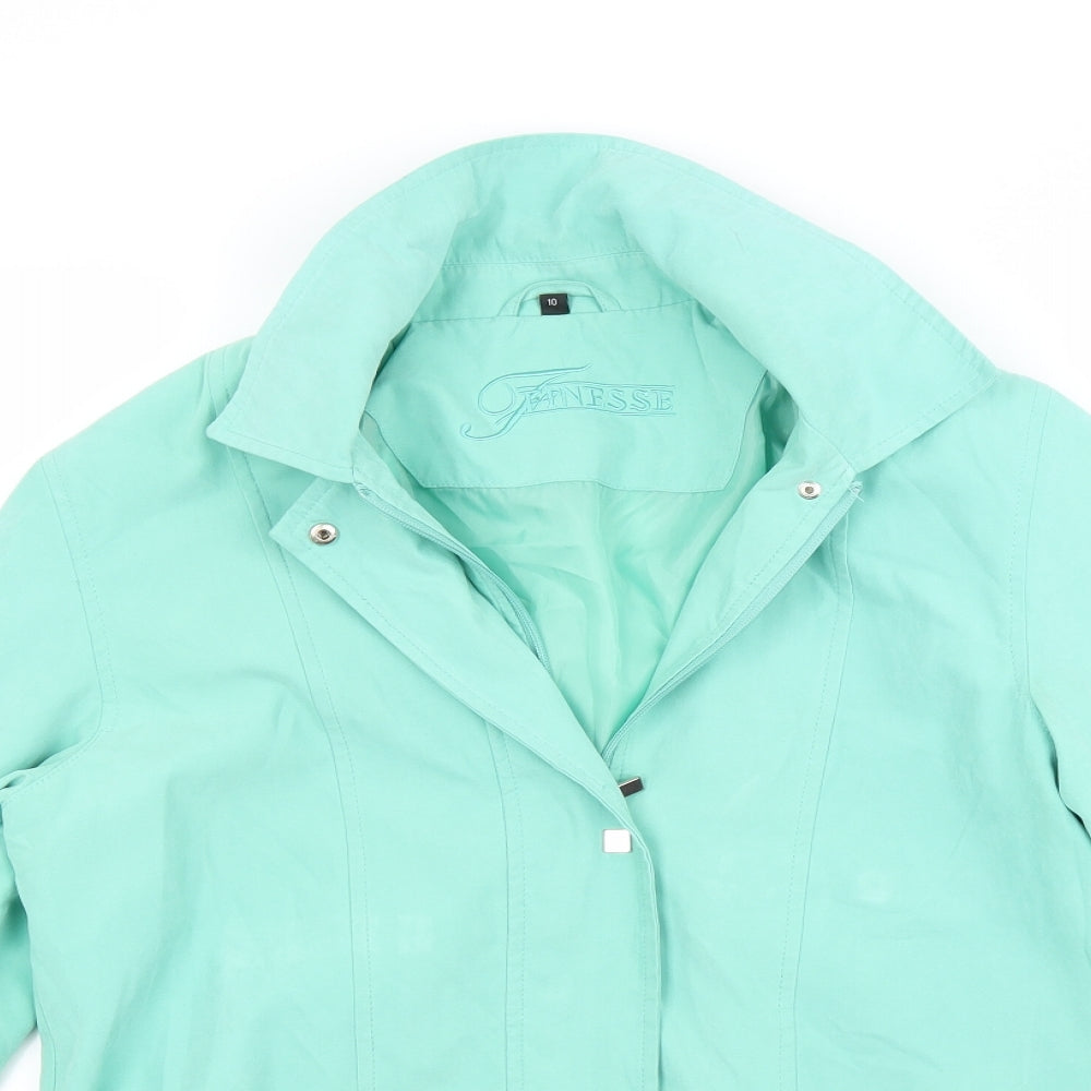 Womens UK Size 10 Finesse Green Jacket