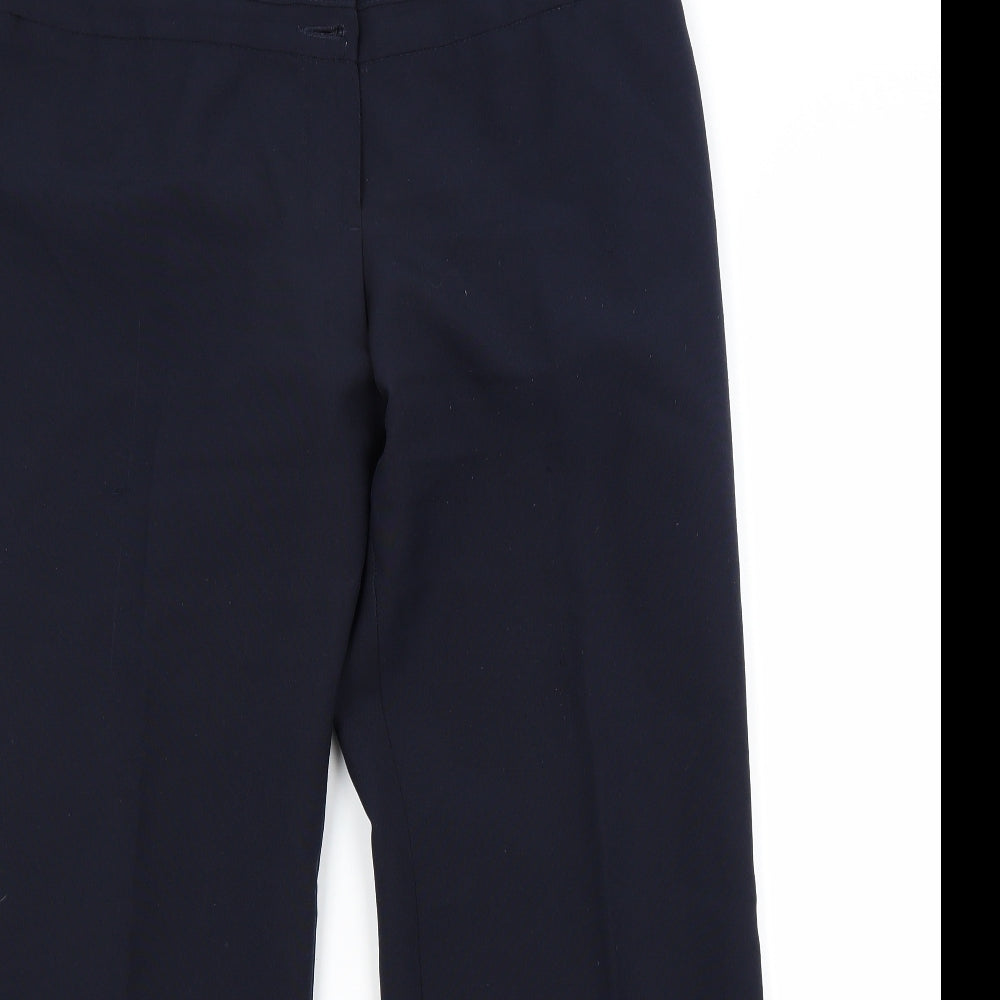 Womens UK Size 16 Marks and Spencer Regular Fit  Blue Trousers