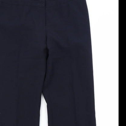 Womens UK Size 16 Marks and Spencer Regular Fit  Blue Trousers