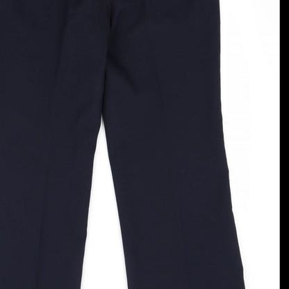 Womens UK Size 16 Marks and Spencer Regular Fit  Blue Trousers