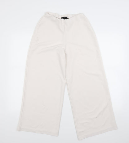 Pretty Little Thing  Womens White   Trousers  Size 8 L24 in