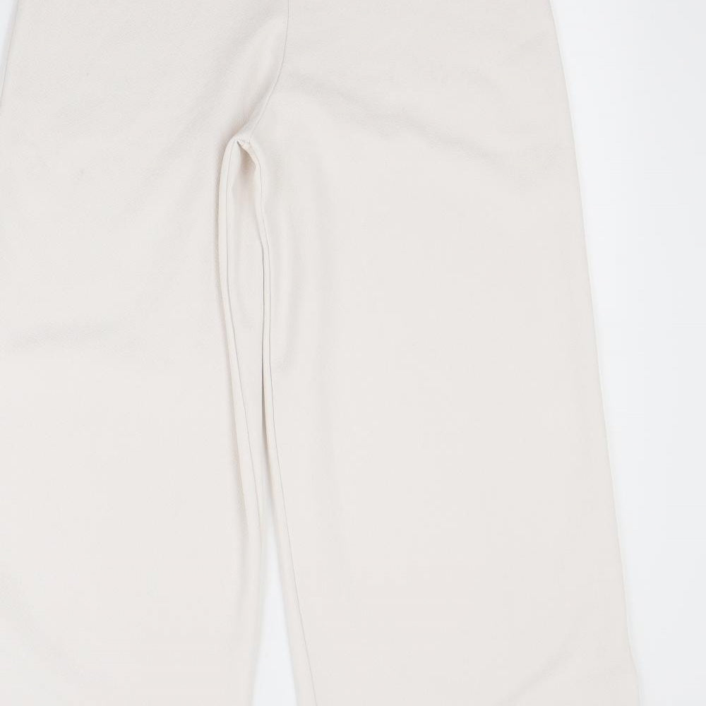 Pretty Little Thing  Womens White   Trousers  Size 8 L24 in