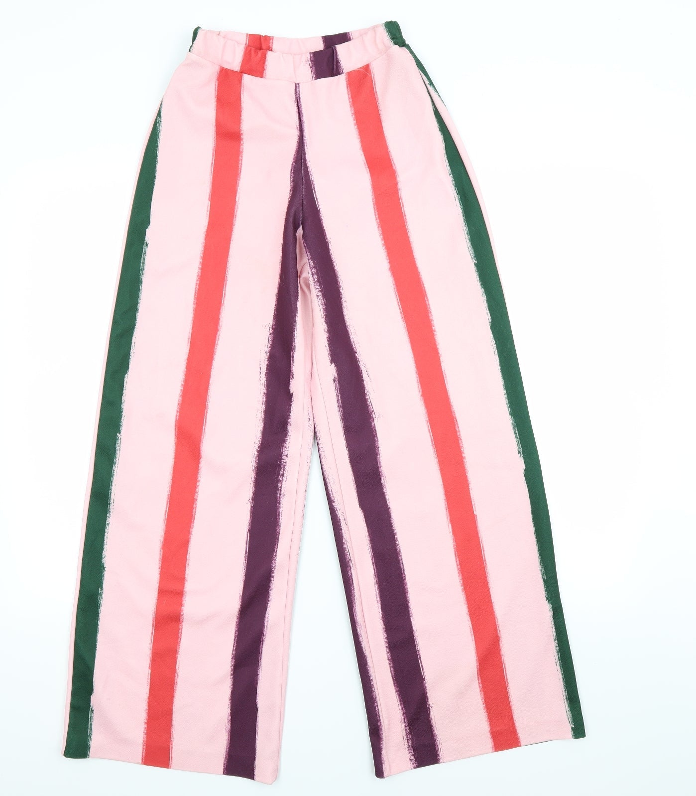 Womens UK Size 8 PRETTYLITTLETHING Regular Fit  Pink Trousers
