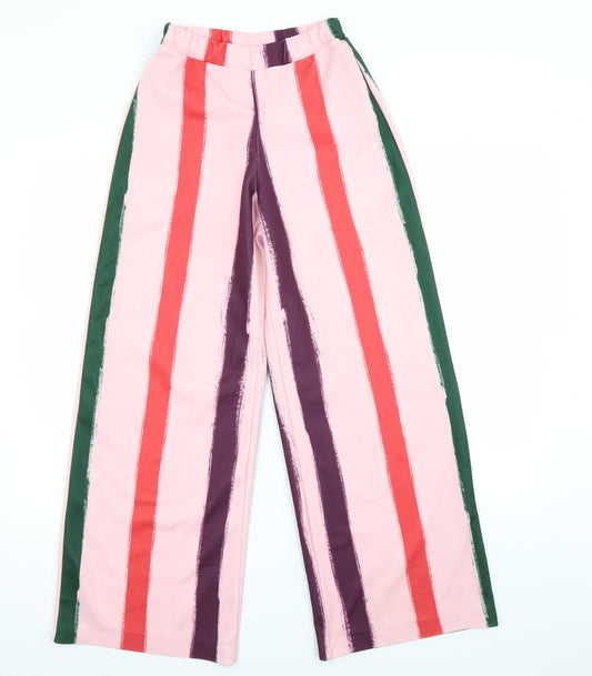 Womens UK Size 8 PRETTYLITTLETHING Regular Fit  Pink Trousers