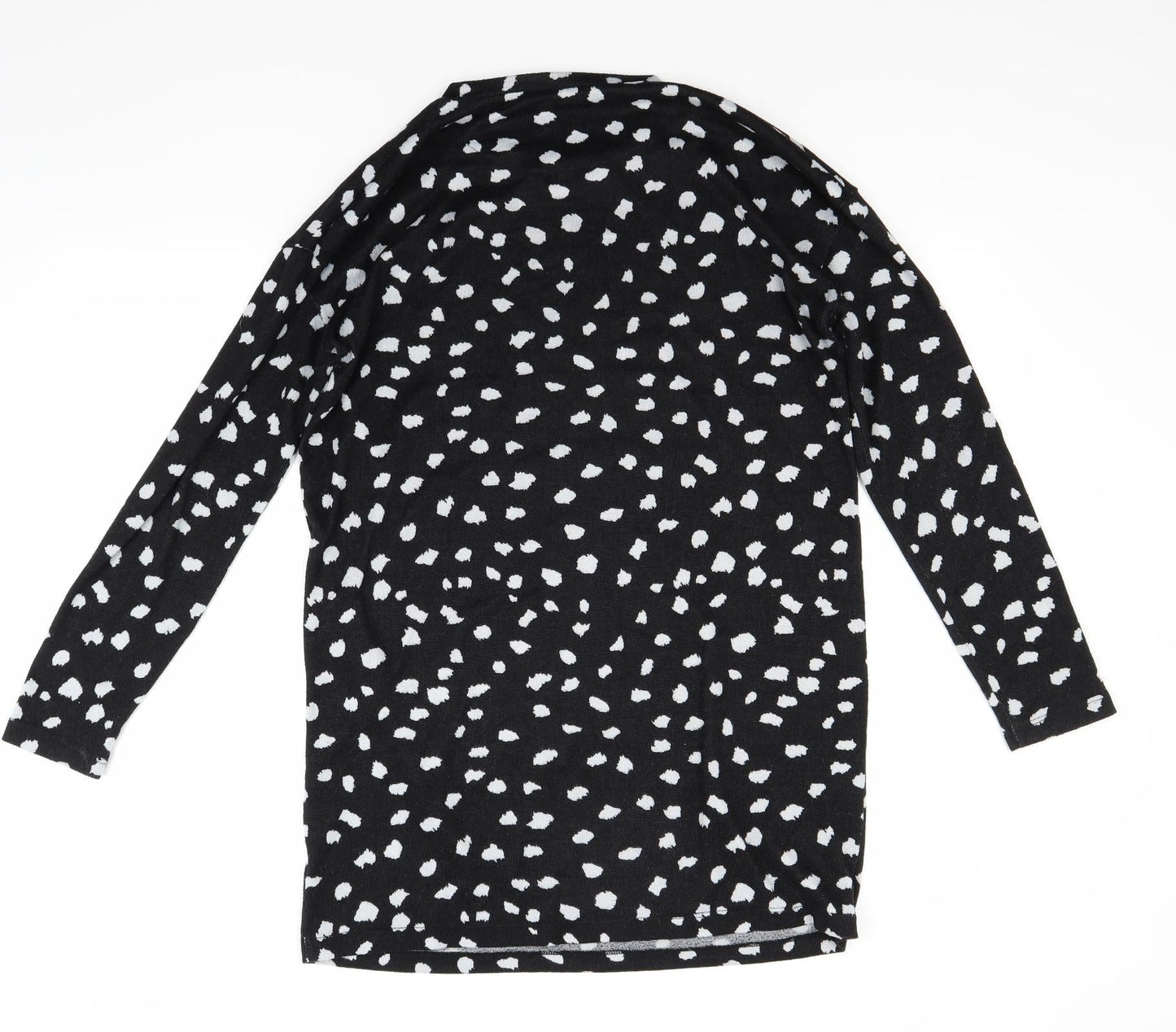 F&F Womens Black Polka Dot  Jumper Dress  Size 12