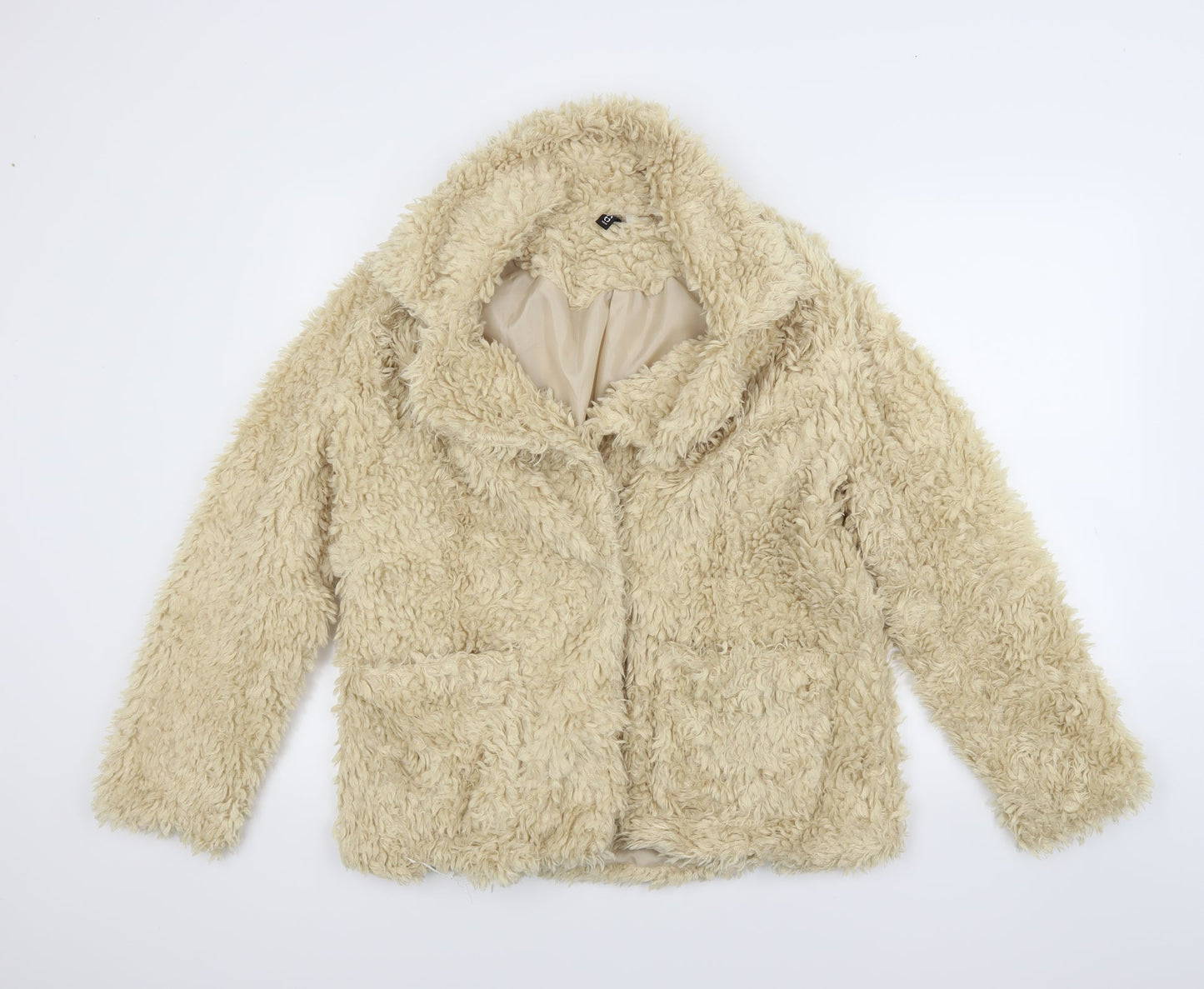 H&M Womens Beige   Jacket Coat Size S