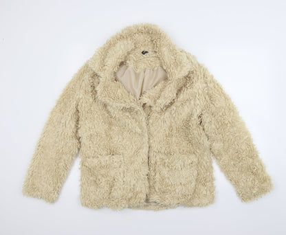 H&M Womens Beige   Jacket Coat Size S