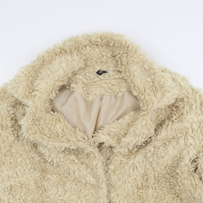 H&M Womens Beige   Jacket Coat Size S