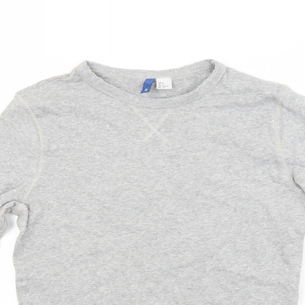 Divided Womens Grey   Pullover Sweatshirt Size S