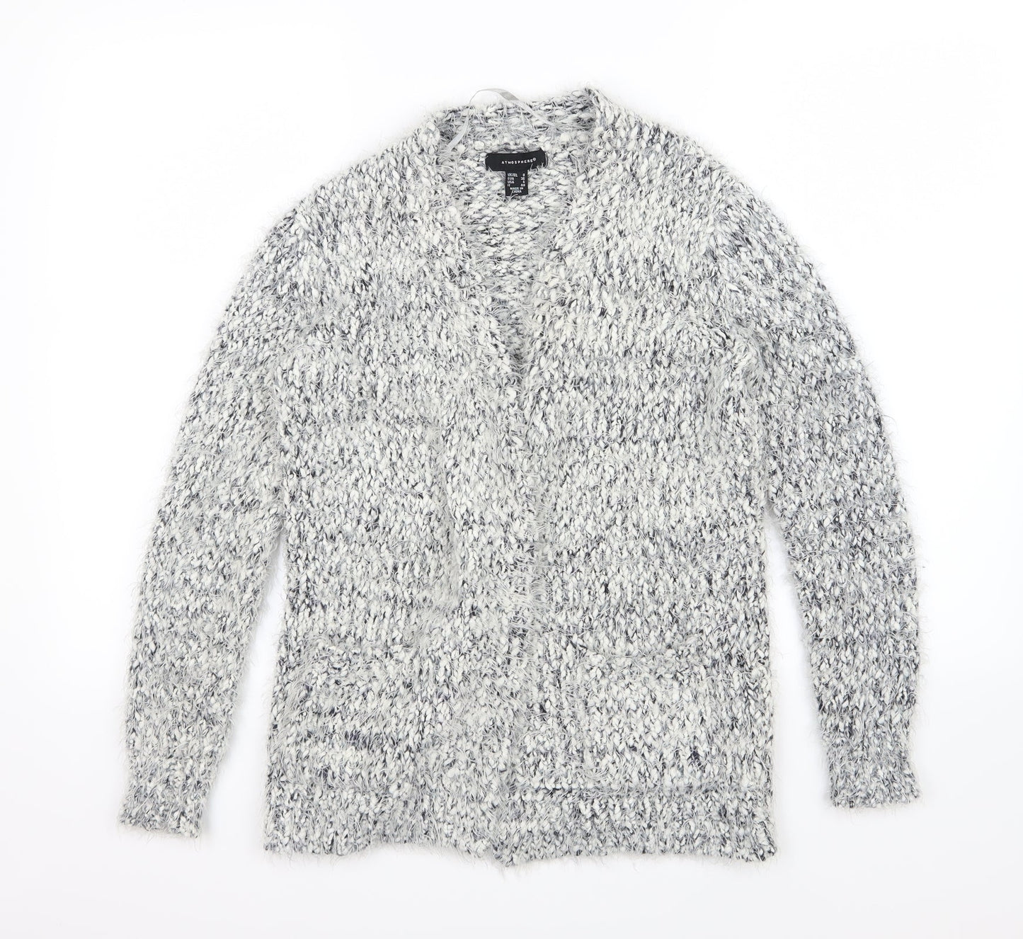 Atmosphere Womens White  Knit Cardigan Jumper Size 8